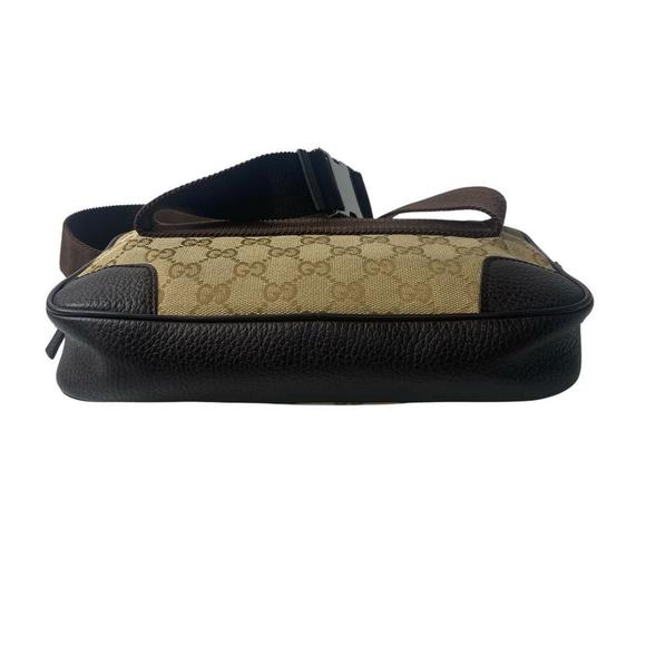 Gucci Body Bag Waist Pouch In GG Canvas - Picture 7 of 16